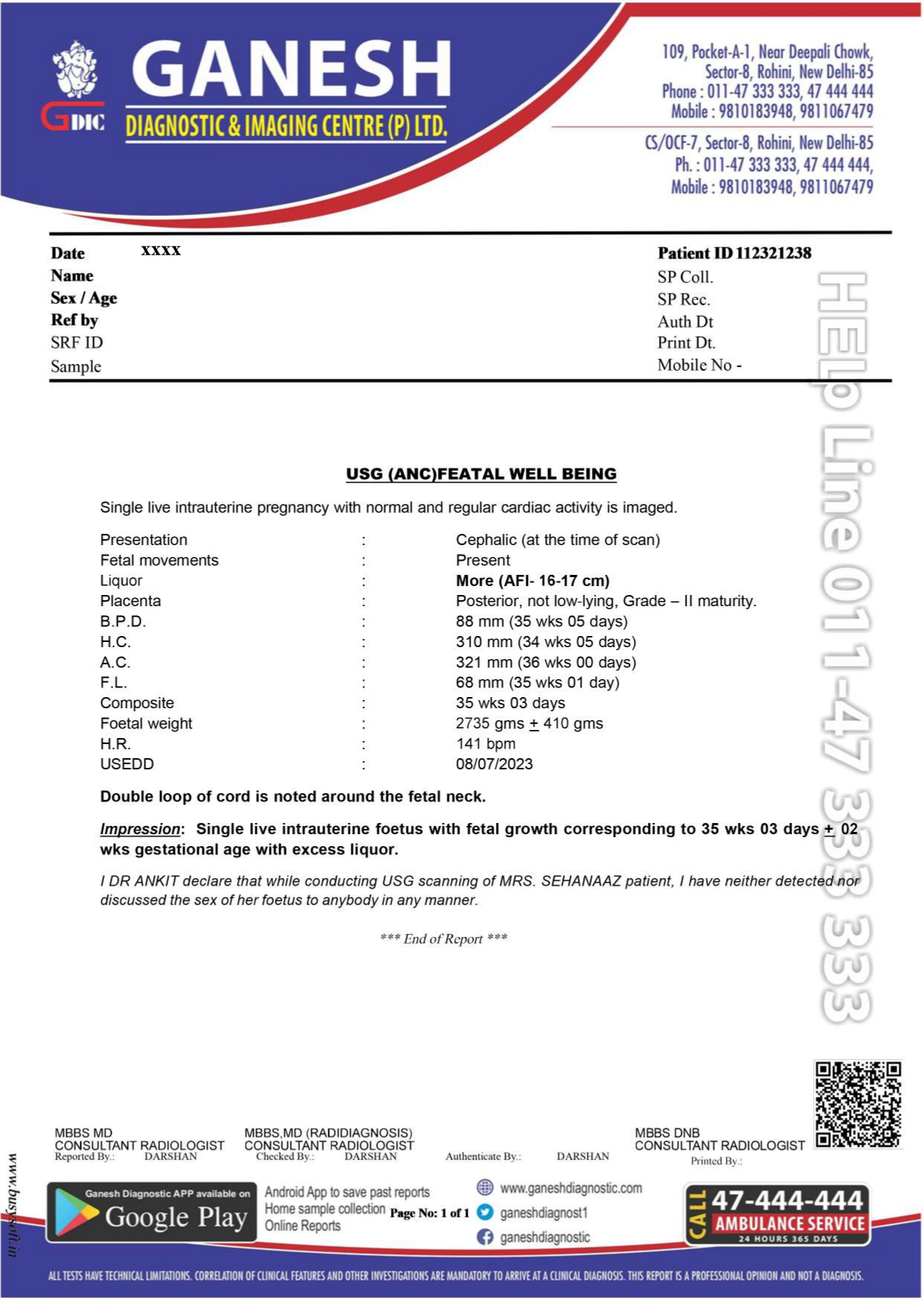 How To Read Ultrasound Report For Pregnancy at Larry Skinner blog