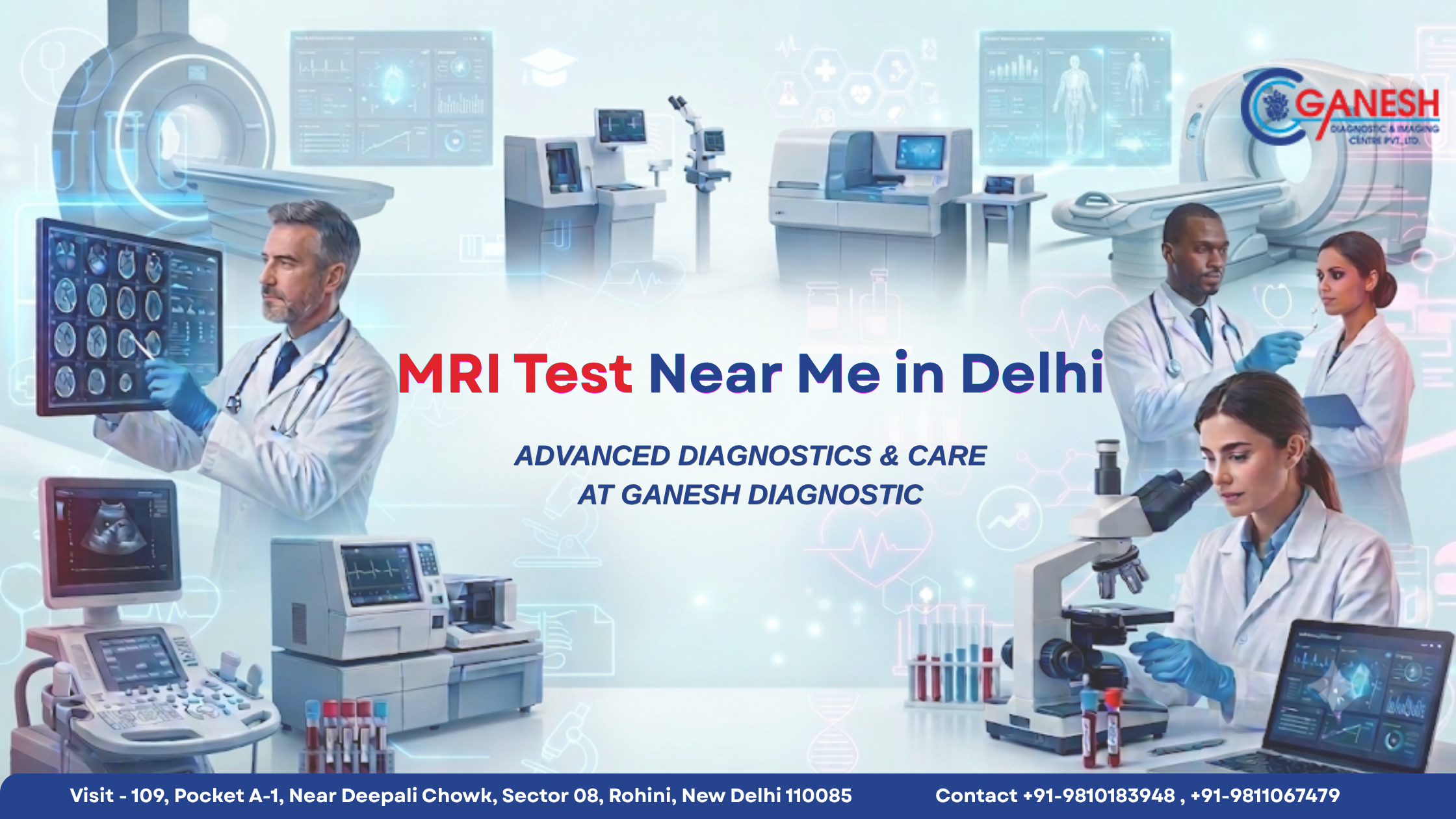  Find the Best MRI Test Near Me in Delhi | Quick & Accurate