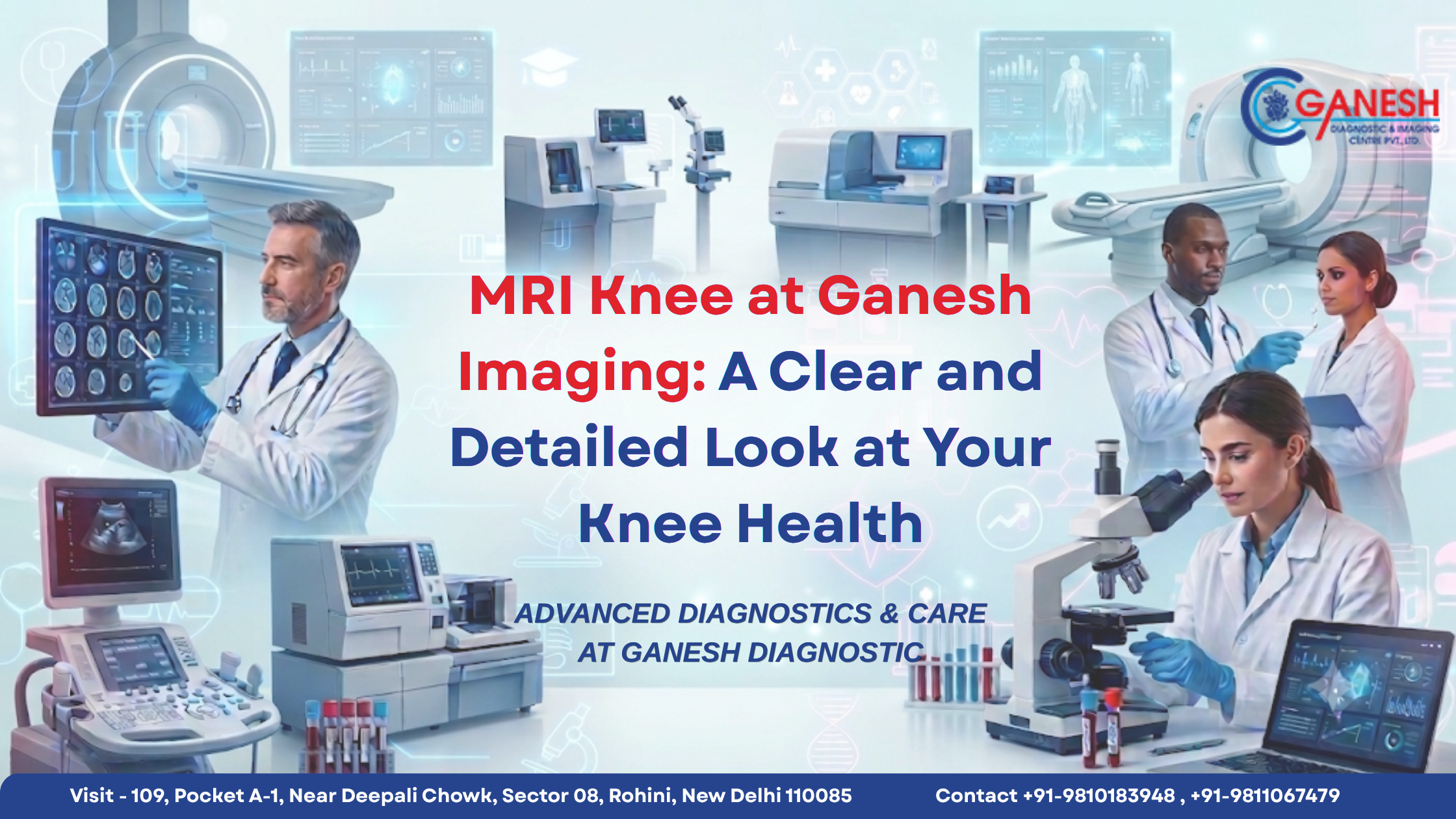MRI Knee Scan at Ganesh Imaging | Clear & Detailed Results