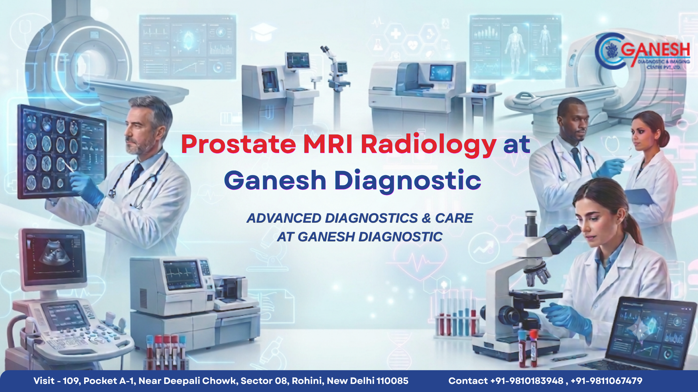 Prostate MRI Radiology at Ganesh Diagnostic & Imaging Centre