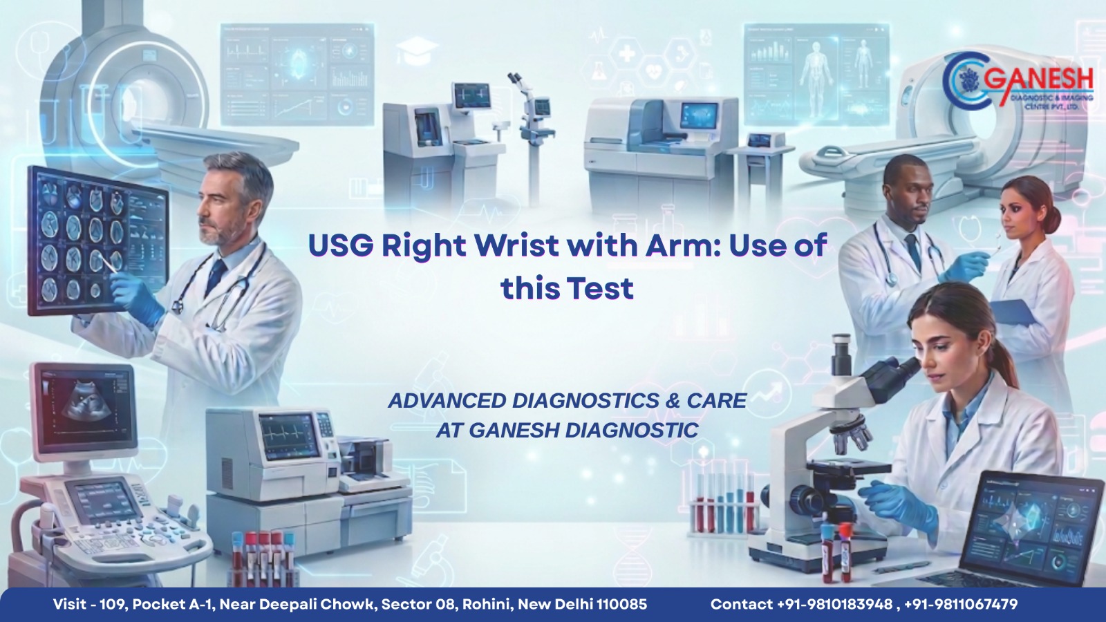  USG Right Wrist with Arm: Uses & Procedure